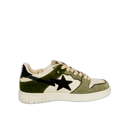 A Bathing Ape SK8 Olive; BAPE